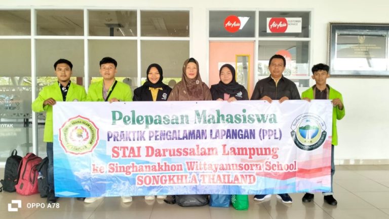 Kolaborasi Perdana STAI Darussalam Lampung dan STIT NU Oku Timur Lepas Mahasiswa PPL Internasional ke Thailand